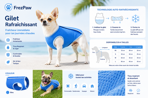 Gilet Rafraîchissant pour Chien & Chat