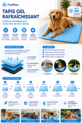 Tapis Gel Rafraîchissant pour Chien & Chat